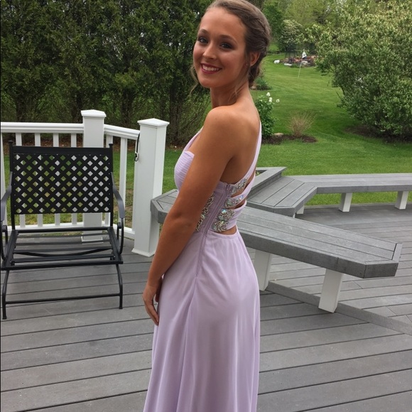 Lilac prom dress - Picture 3 of 3